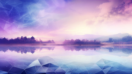 Majestic Reflections Serene Lake, Scenic Mountain Viewの素材