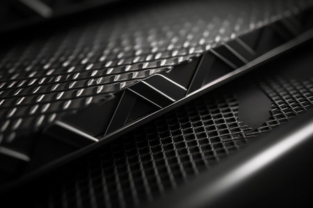 Dark Geometry. Myriad Triangles Abstractedの素材