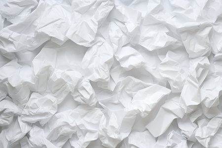 Textile Close-Up. Detailed View of Pure White Sheetの素材