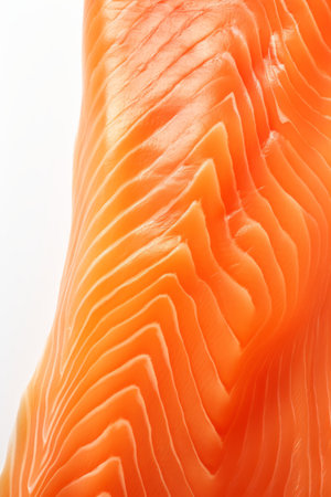 Masterpiece of Freshness. Salmon in Isolationの素材