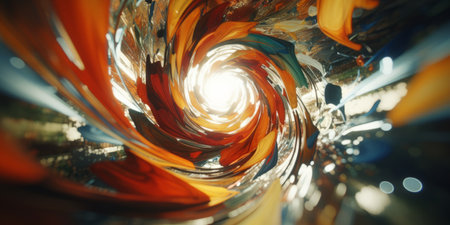 Vibrant Gradient Art. Mobile Screen Luxury Wallpaperの素材