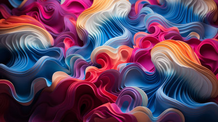 Liquid Color Dance. Vibrant Elements for Ads & Designsの素材