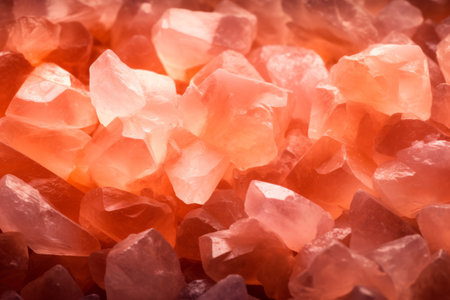 Texture of Himalayan Salt Crystals as Backgroundの素材