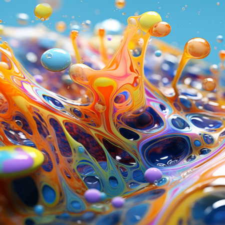 Luxury Abstract Beauty. Colorful Mobile Wallpaperの素材