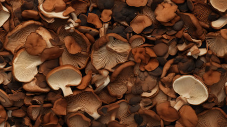 The Enchanted World of Glowing Forest Mushroomsの素材