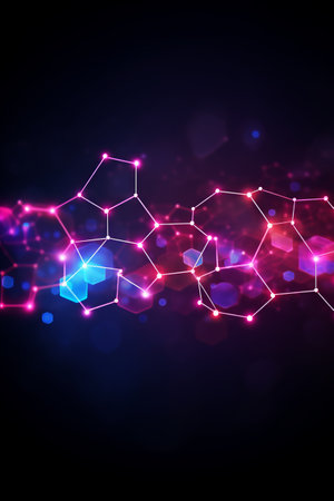 Golden Hexagon Motion Luxe Geometric Backgroundの素材