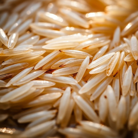 Rice Grains. Fueling a Healthy Lifestyleの素材