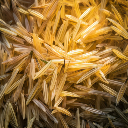 Rice Seed Elegance. A Top-Down Culinary Visionの素材