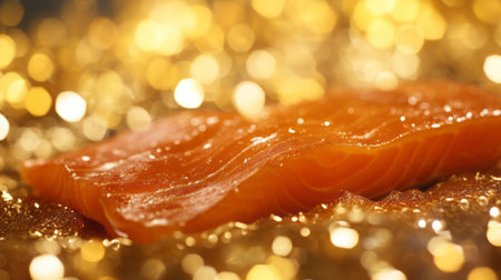 Tasty Treat. Salmon Steak Close-Up Magicの素材