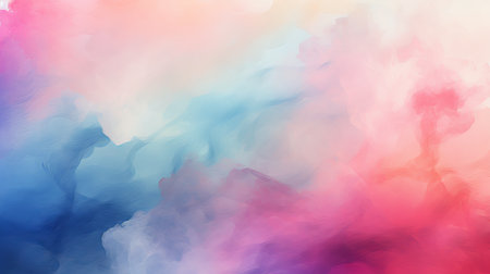 Abstract watercolor background. Digital art painting. Colorful texture.の素材