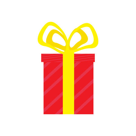 Cute gift box illustration.のイラスト素材