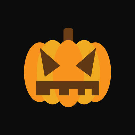 Halloween pumpkinのイラスト素材