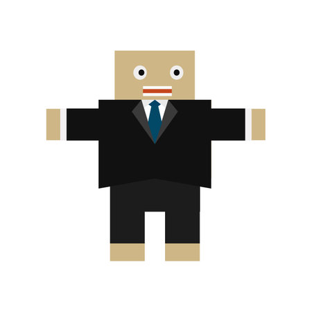 businessman avatar character isolated icon vector illustration design. eps 10のイラスト素材