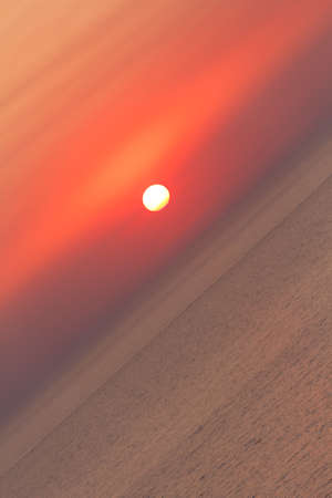 Golden sunset at the sea, summer romance. South resort.の写真素材