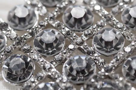 Decorations dress, rhinestones, diamonds shine brightly in/の写真素材