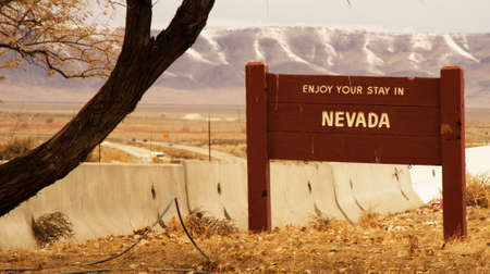 Welcome to Nevadaの写真素材