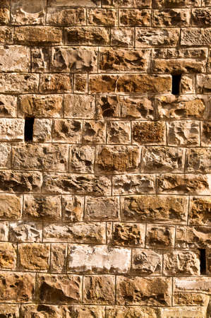 Part of an old stone wall (for textures)の写真素材