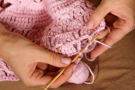 Creating of handcraft clothing.の写真素材