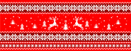 Christmas sweater printのイラスト素材