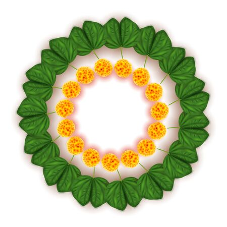 Happy Dussehra festival celebration background with smiling funny face of Demon Ravana with his ten heads on ornament wooden effect background.can be used greeting cards design.のイラスト素材