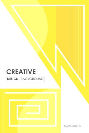 Abstract geometric background with modern shapeのイラスト素材