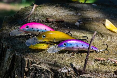 Fishing wobblers fishing wobblersの写真素材