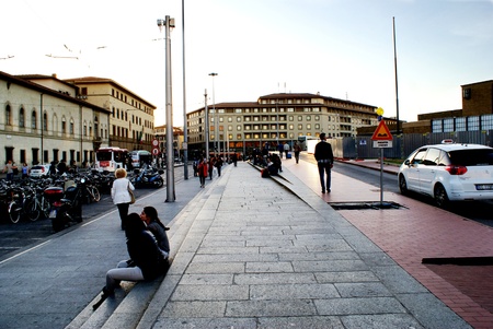 Piazza della Stazioneのeditorial素材