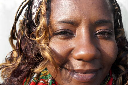 African lady portraitの写真素材