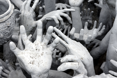 Thai temple offeringsの写真素材