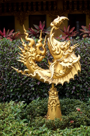 Thai temple decoration statueの写真素材