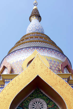 Thai temple roofの写真素材