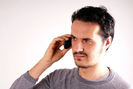 Man with mobile phoneの写真素材