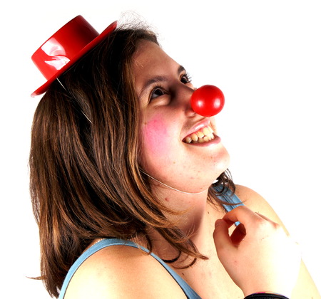 Clown girlの写真素材