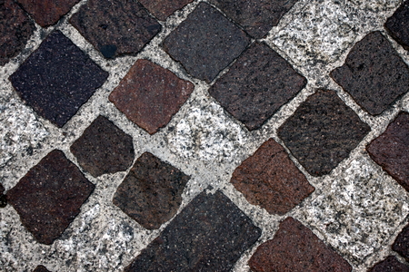Close up of an urban italian textureの写真素材