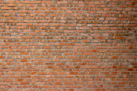 Red bricks wall textureの写真素材