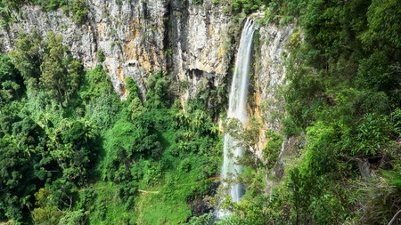 purlingbrook waterfall in the gold coast hinterland