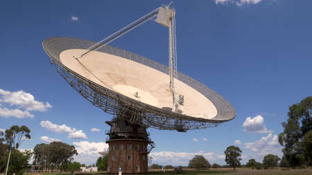 PARKES, AUSTRALIA - JAN, 13, 2021: a close shot of the csiro radio telescope at parkesのeditorial素材