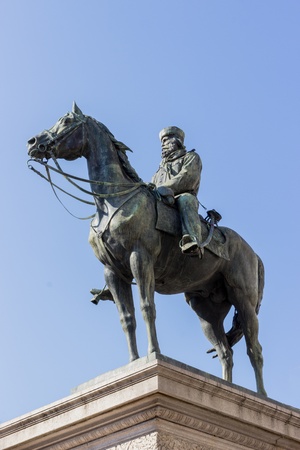 Giuseppe Garibaldi statueの写真素材