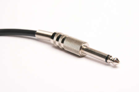 Isolated Audio Plug on white