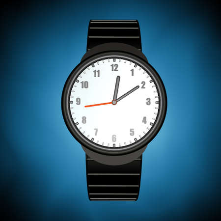 Black Watch on a blue background
