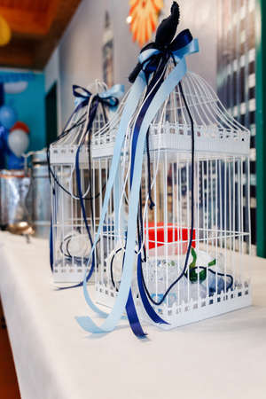 Decoration party for christeningの写真素材