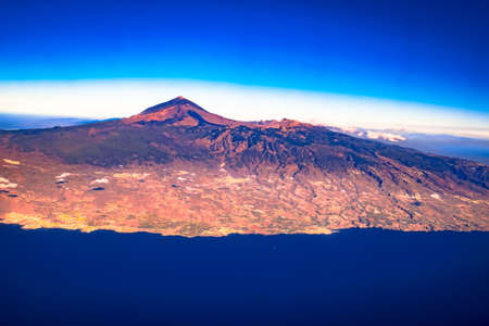 Tenerife Island aerial panoramaの写真素材