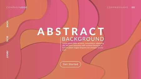 Dynamic Modern Gradient Abstract Background Vectorのイラスト素材
