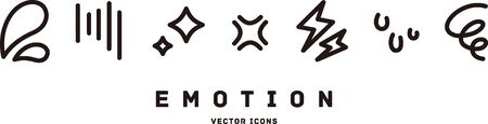 [Emotion] vector iconsのイラスト素材
