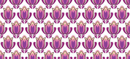 70's retro pattern material vector illustration