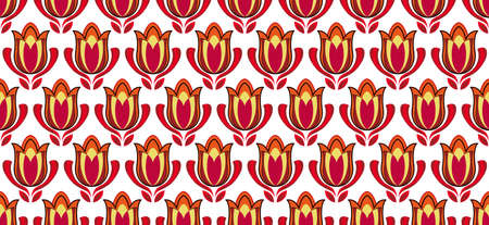 70's retro pattern material vector illustrationのイラスト素材