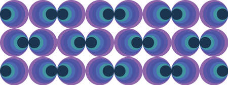 70's retro pattern material vector illustrationのイラスト素材