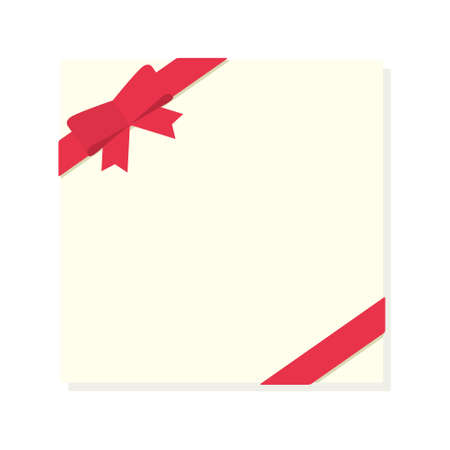 Gift/greeting Card/Message Card/Present Vector Illustration Materialのイラスト素材
