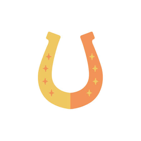 horseshoe icon Good Luck Charmのイラスト素材