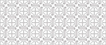 70's retro modern pattern material vector illustrationのイラスト素材